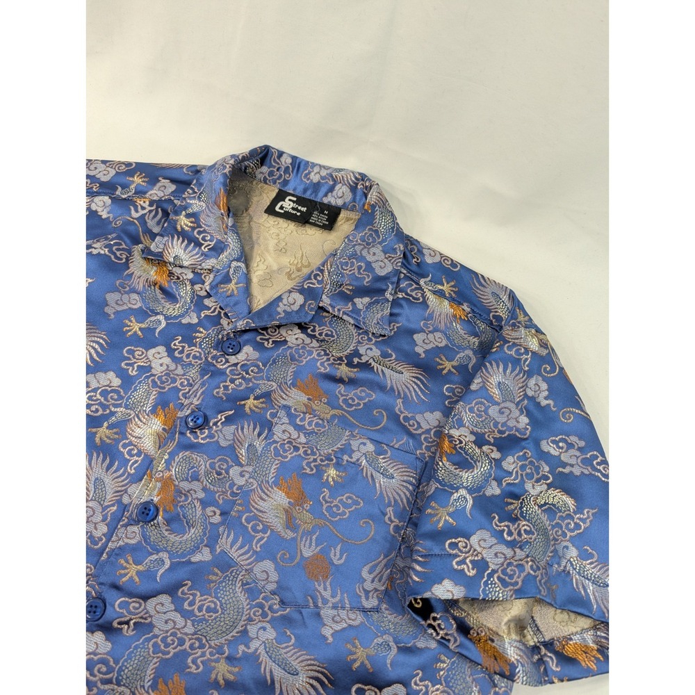 Street Culture Shirt Men's Medium‎ Disco Dragons  Raver Club Disco Vintage 90's